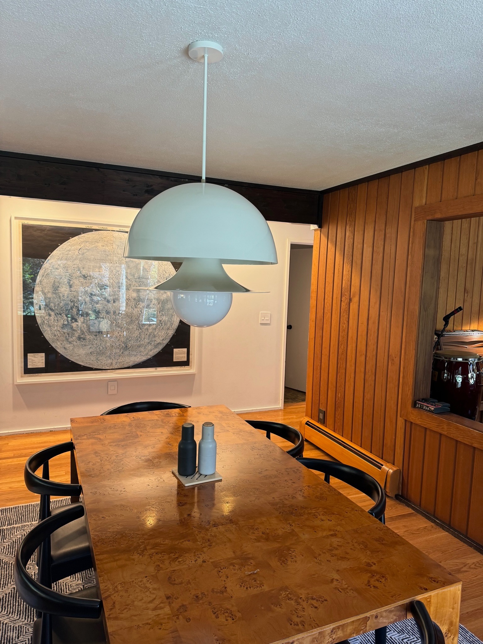 Dining Room (USAF lunar wall mosaic LOC) 